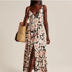 Abercrombie button through maxi dress